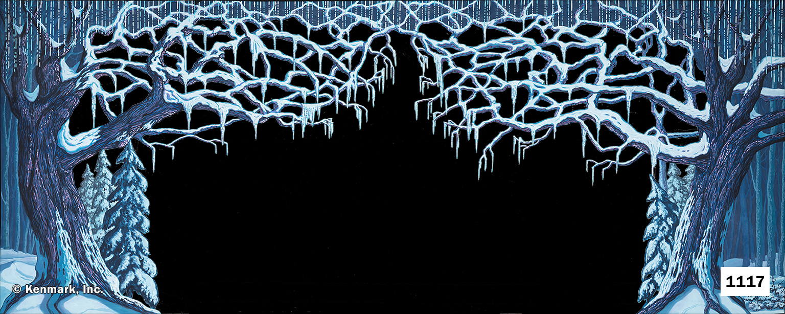 1954 Snow Forest Border and Legs