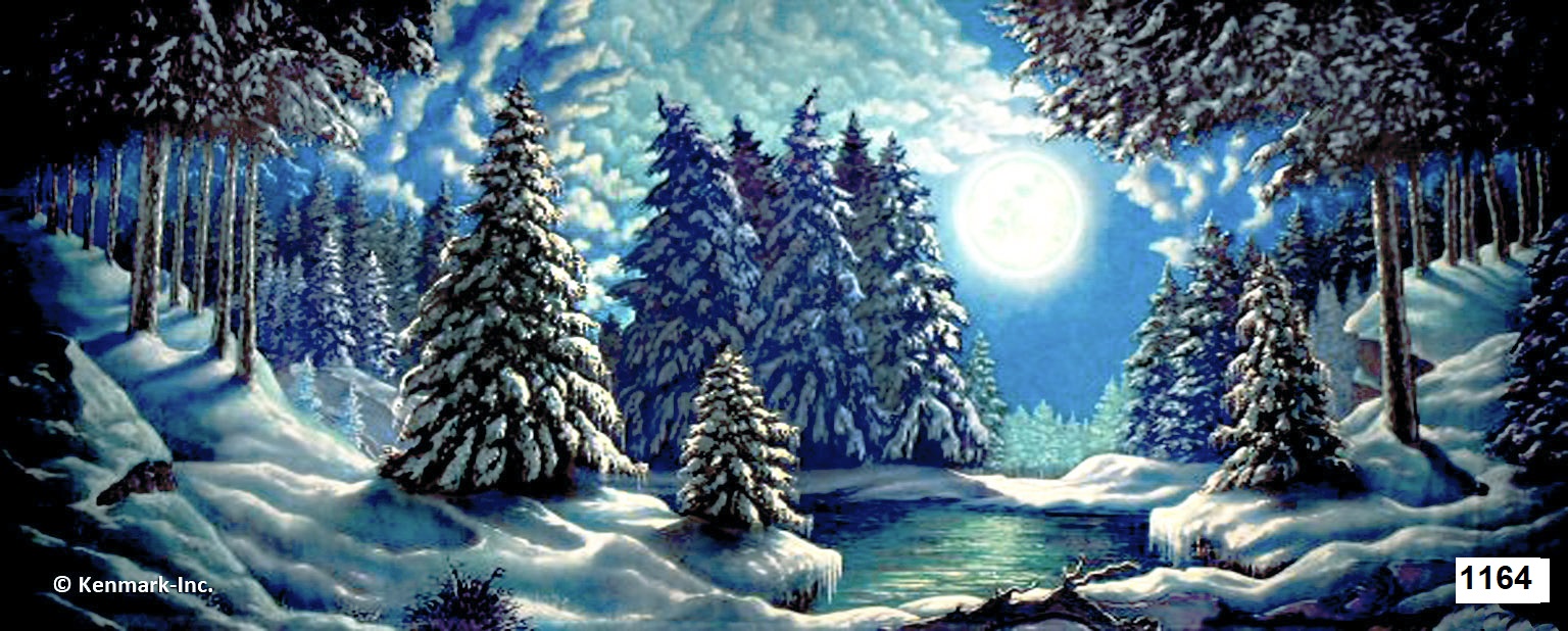 2084 Snow Forest w/Moon