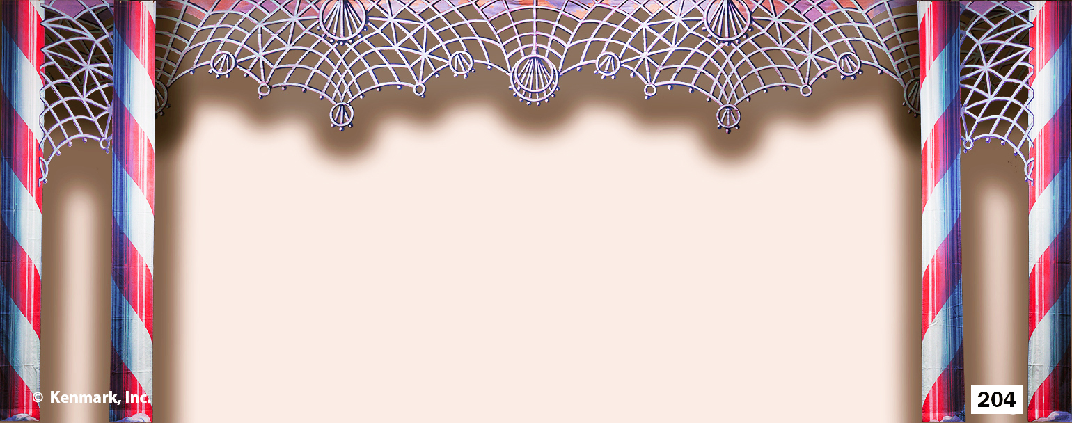 1949 Candy Cane Border and Legs
