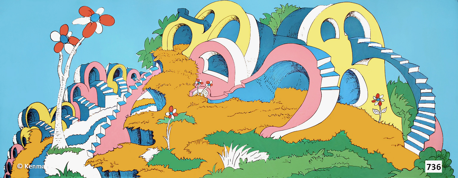 1434 Whoville Backdrop
