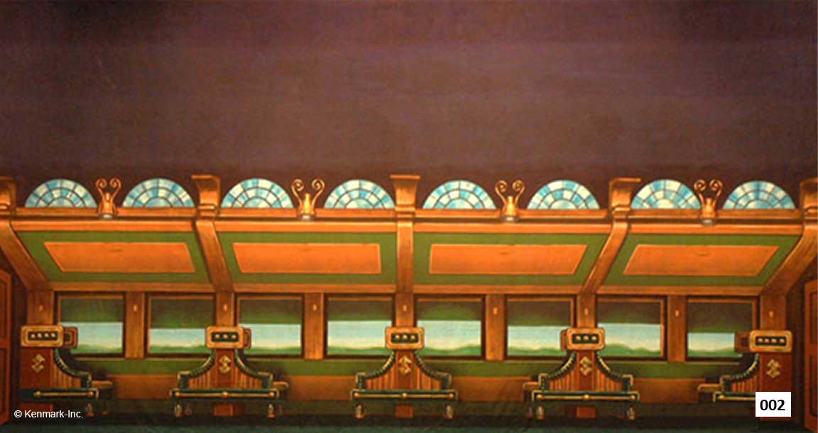 56 Pullman Car Interior