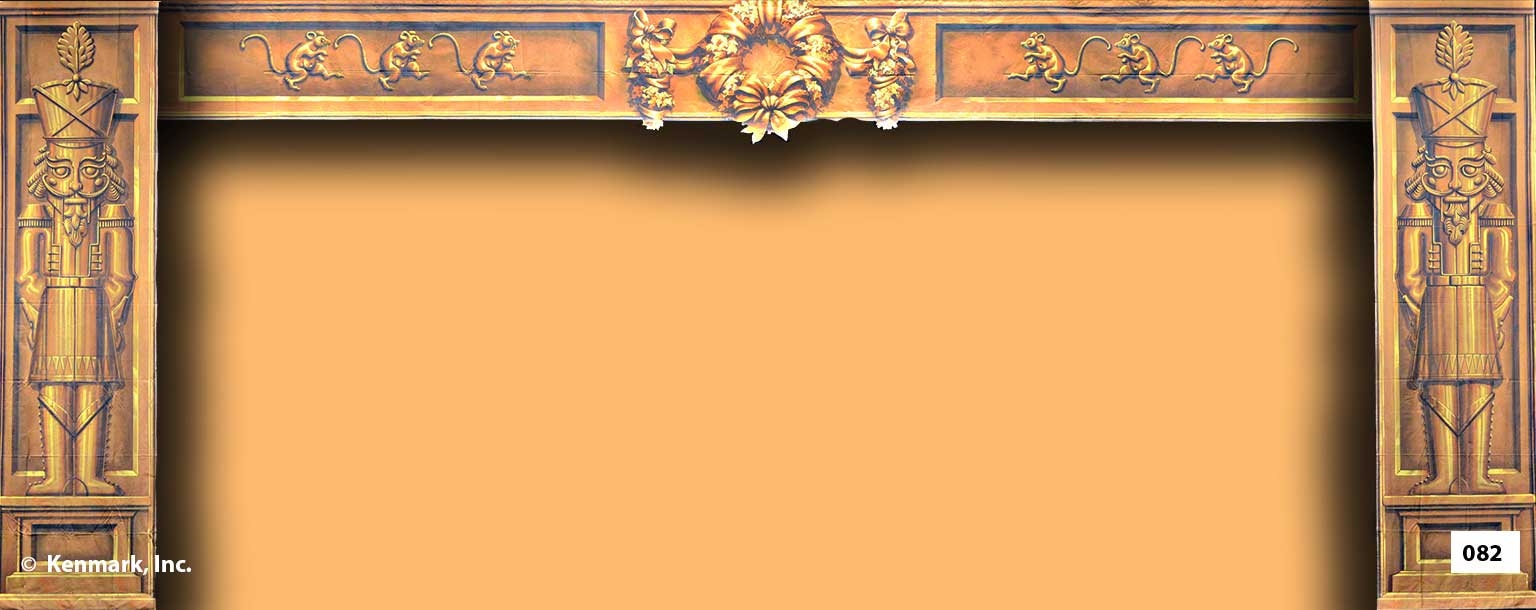 124 Bronze Nutcracker Border Legs