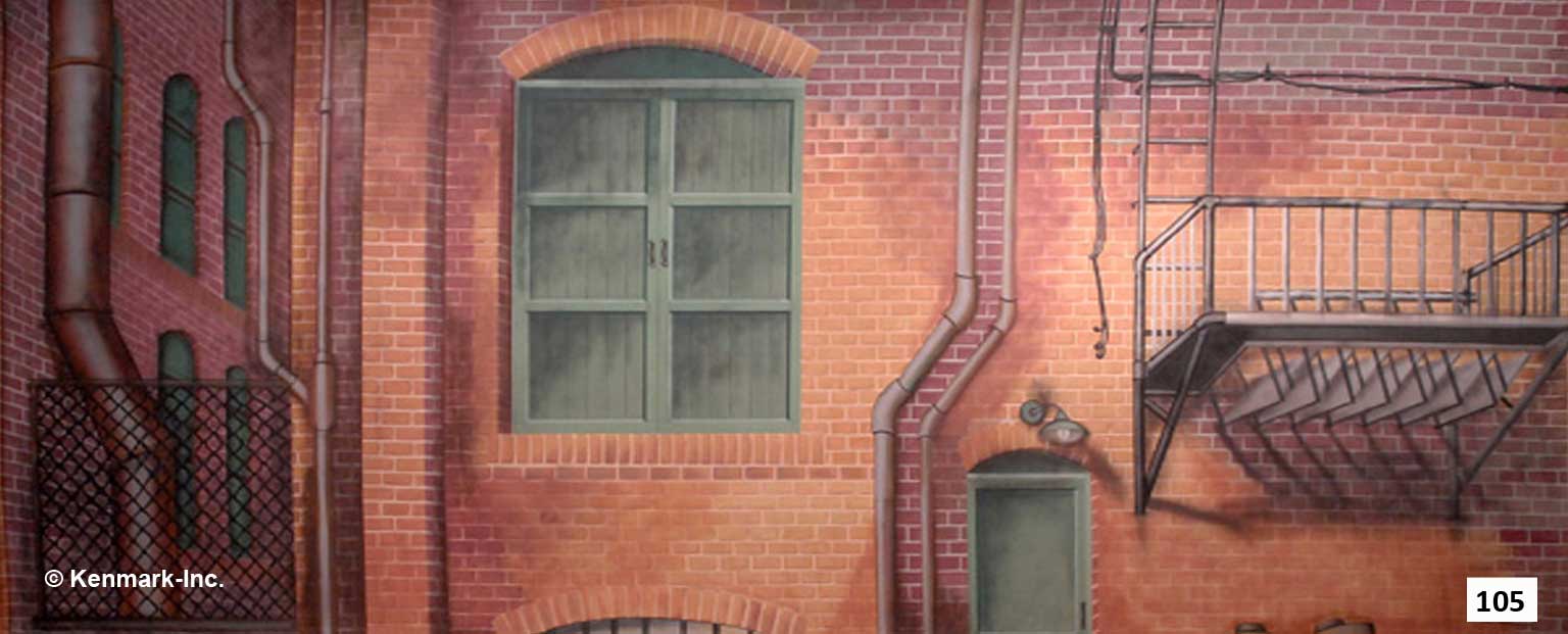 144 Brick Wall Alleyway