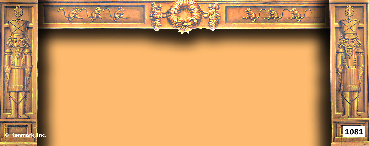 2049 Bronze Nutcracker Border Legs