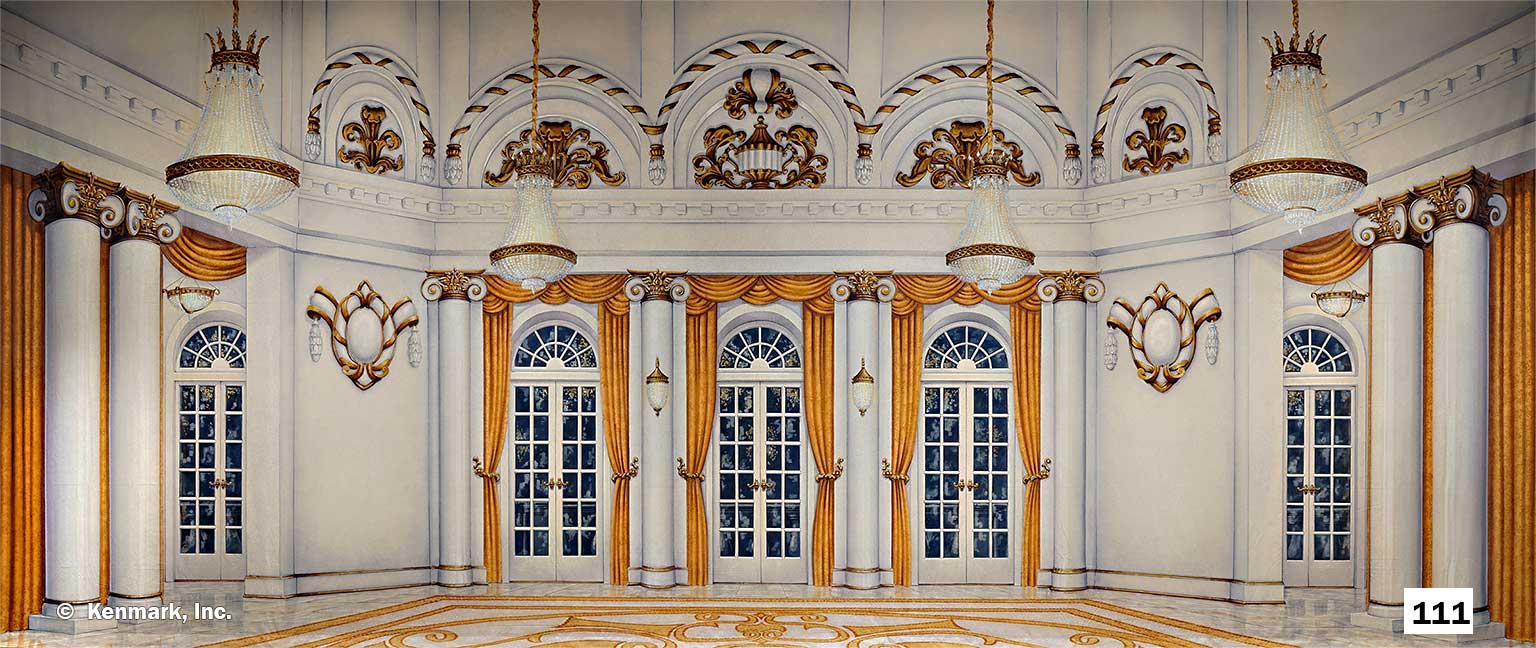 41 Gold Drape Ballroom