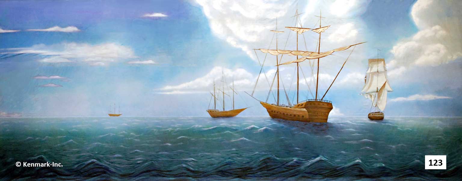 161 Sailing Ships at Sea