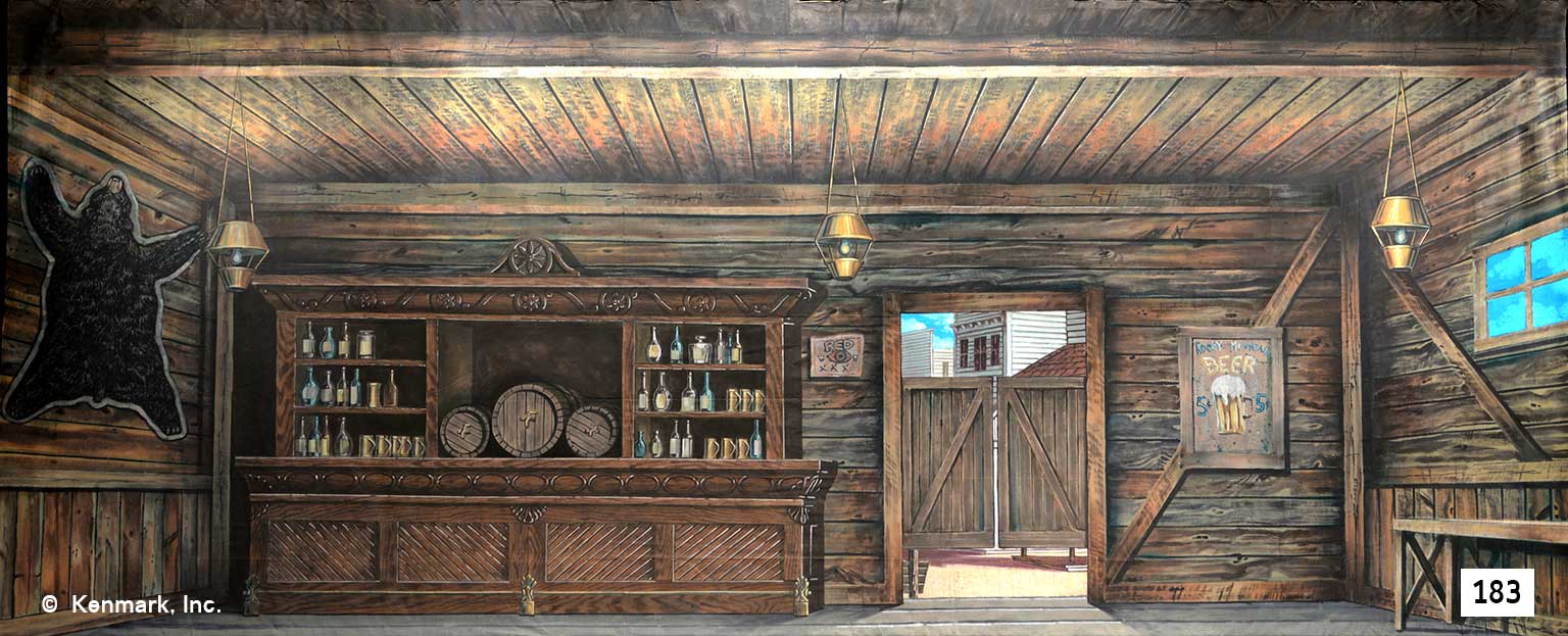 217 Rustic Saloon Interior