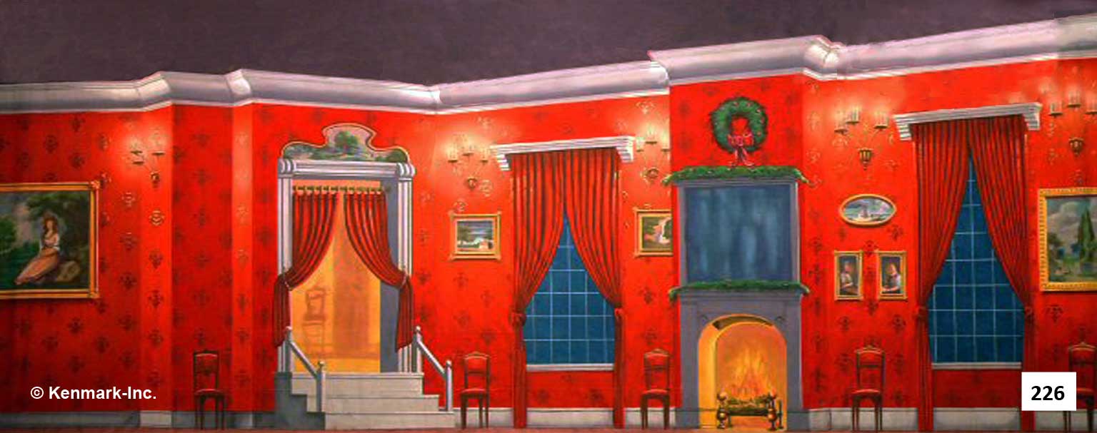 259 Red Victorian Living Room