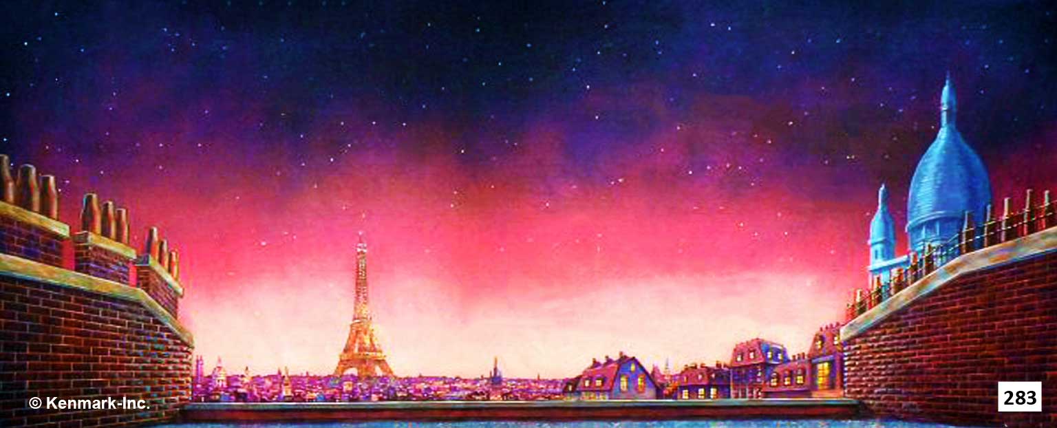 311 Paris Rooftops at Night