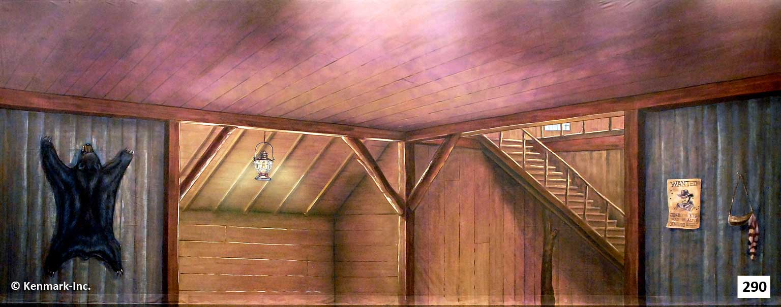 318 Rustic Saloon Interior