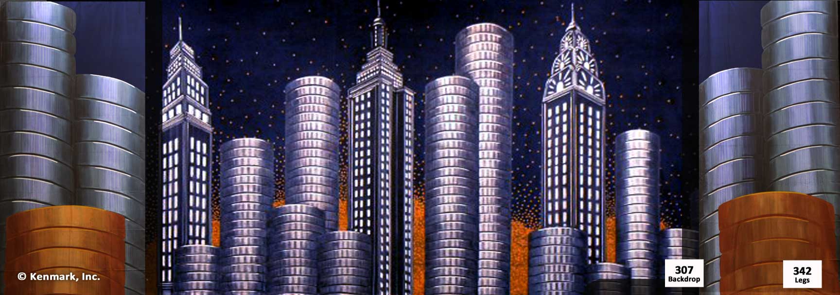 D307 Coin Stacks Drop