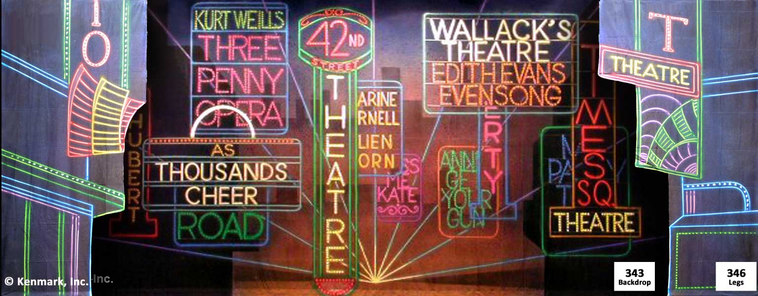 D343 Broadway Sign Collage