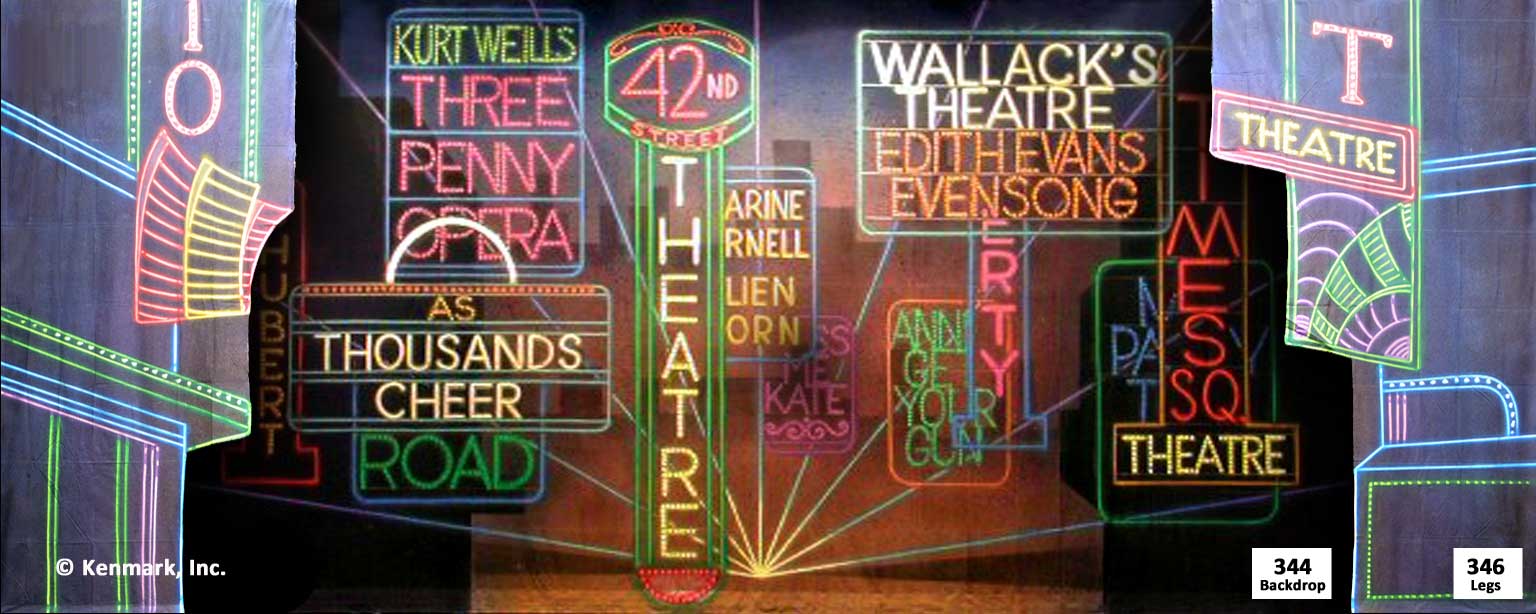 D344 Broadway Sign Collage