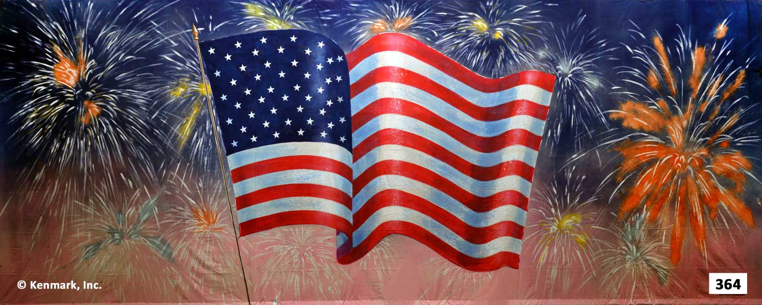 383 50 Stars and Stripes