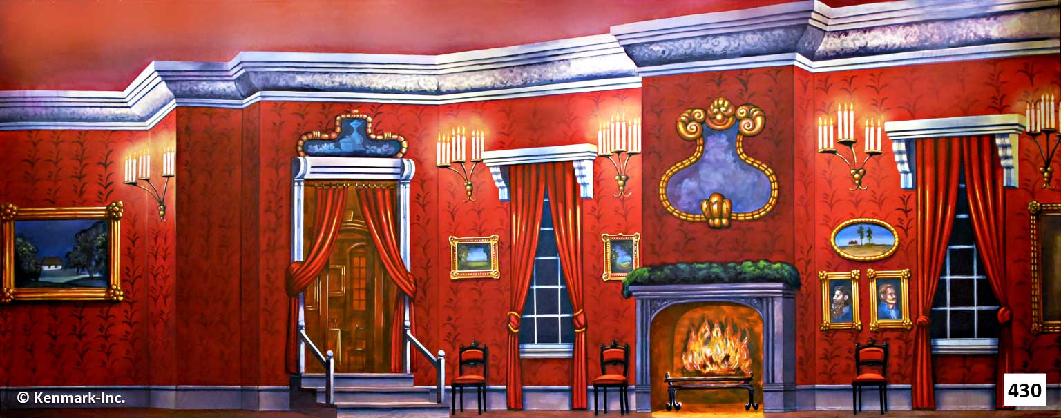 440 Red Victorian Living Room