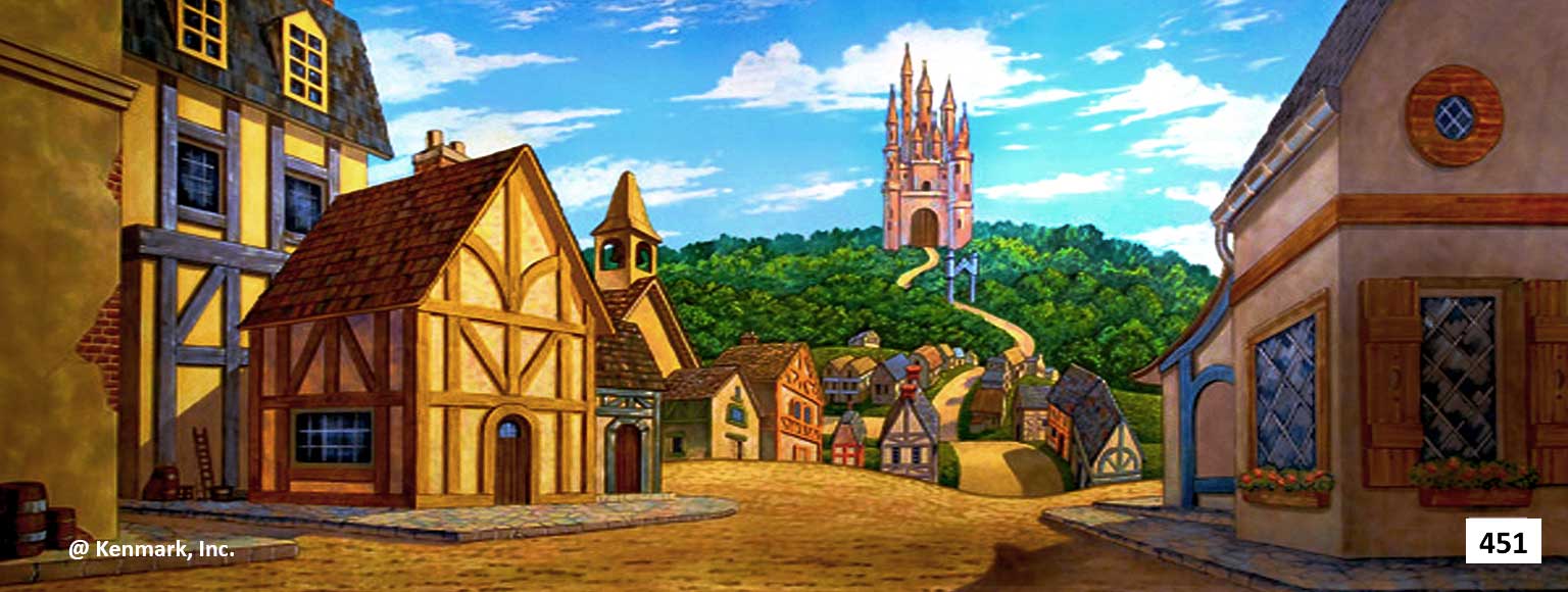 458 Village with Castle