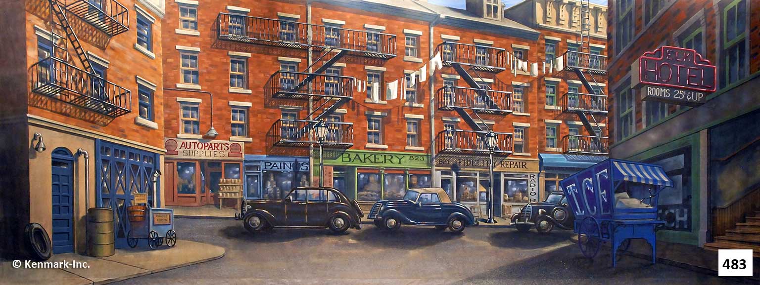 D483 30s Street Scene