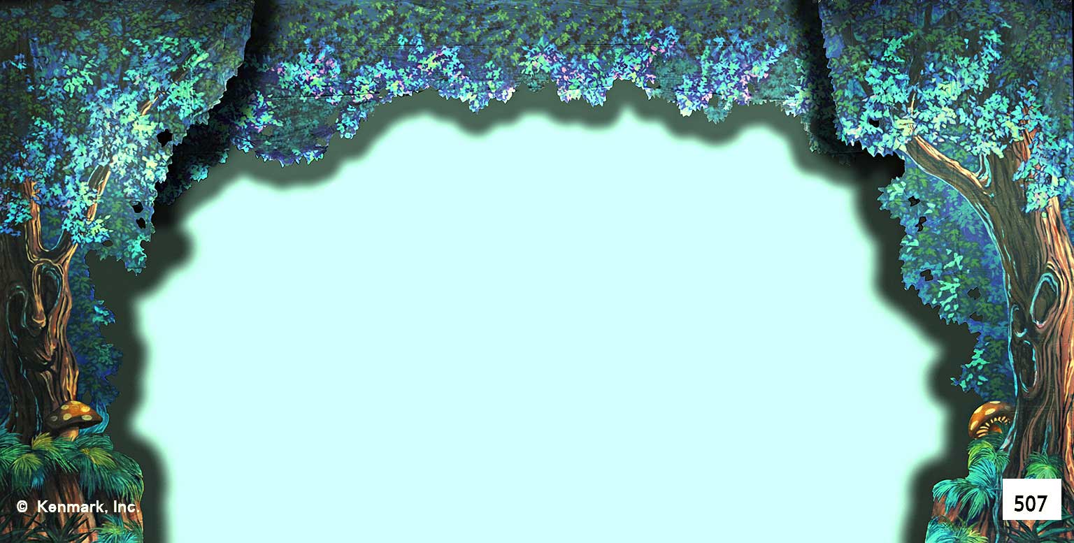ED507 Enchanted Forest Border Legs