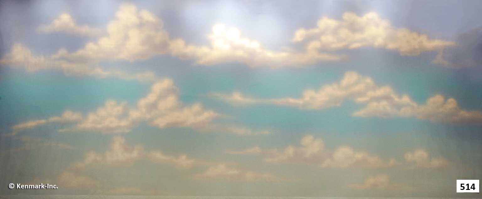 485 Blue Sky with Clouds