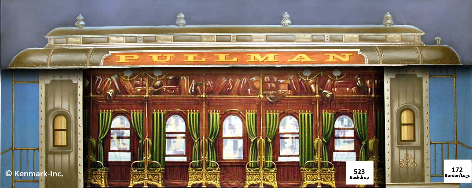 ED523 Railroad Coach with 172 Border Legs