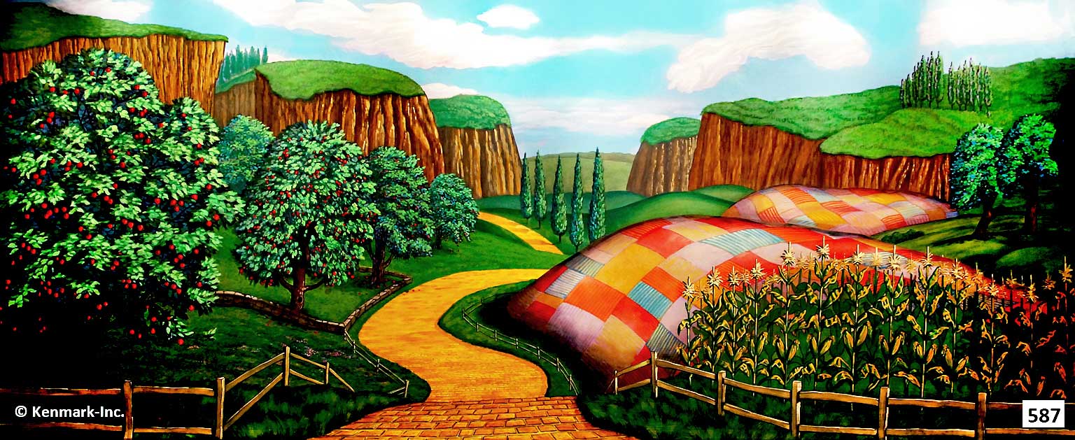 ED587 Munchkinland Road Scene