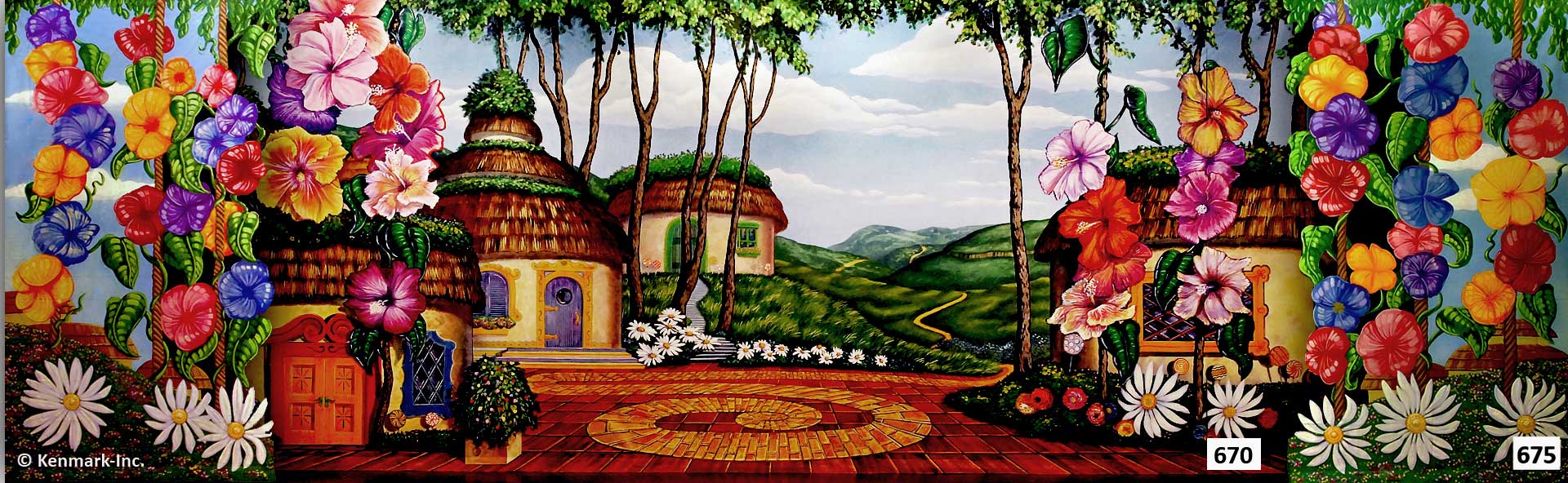 ED675 Munchkinland Village Legs with ED670