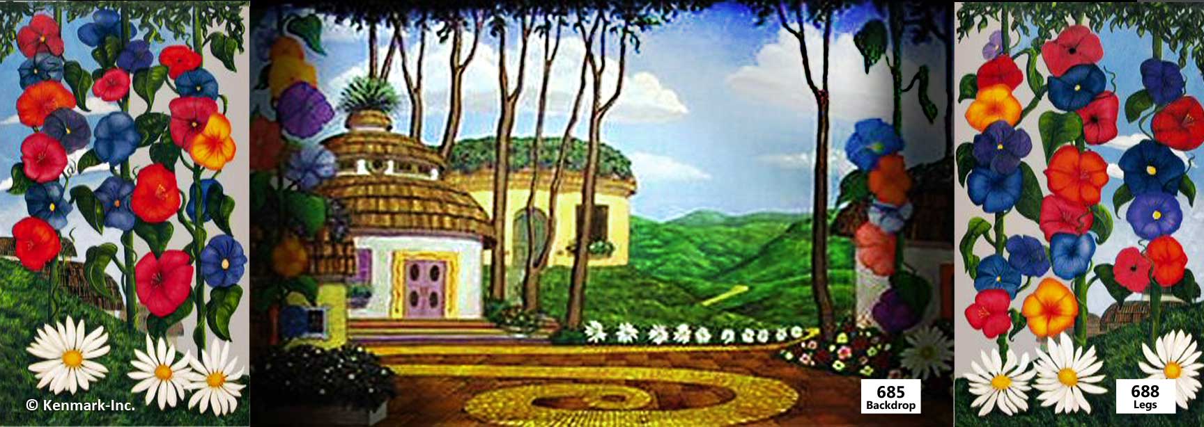 ED688 Munchkinland Village Legs with ED685