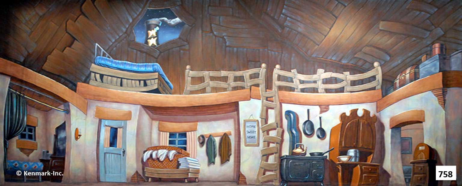 ED758 Bucket Shack Interior