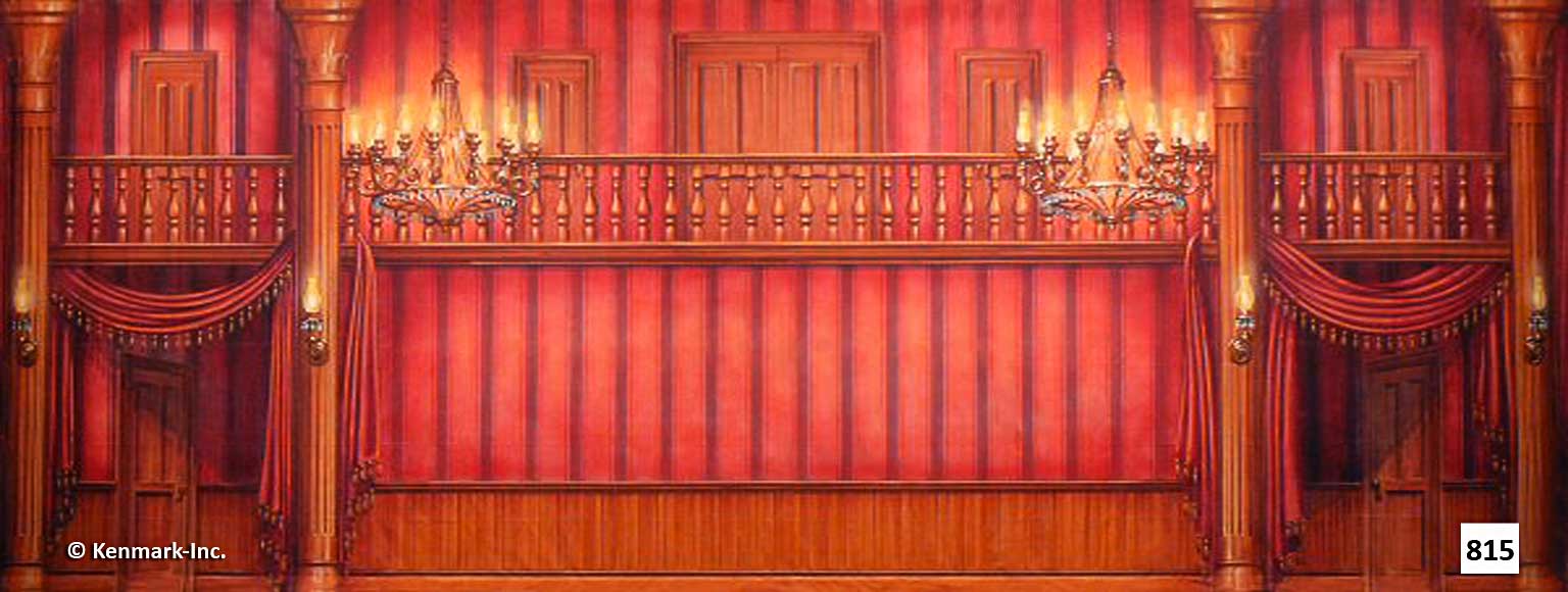 1563 Red Saloon Interior